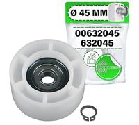 Poulie Tendeur Courroie Seche Linge avec Code Original 00632045 632045 pour Bosch pour Balay pour Constructa pour Gaggenau pour Neff pour Siemens - Garantie de 5 Ans - ONIX TECH