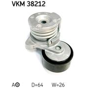 SKF Galet tendeur (courroie trapézoïdale à nervures) VKM38212 Compatible avec: BMW 1, 1, 3, 3 Cabriolet, 3 Coupe, 3 Touring