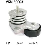 SKF Poulie-tendeur VKM 60003 – Galet enrouleur Multi-V, courroie trapézoïdale à nervures