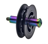 Poulie tendeur de chaîne pliable compatible avec vélo Brompton avec kit de boulons, comprend une roue de guidage en nylon 11T et un support d'arbre fileté M5 P0 8 pour un fonctionnement fluide
