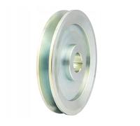 Poulie trapézoïdale HB SPB 1x17mm 200mm Poulie à double roue Poulie de moteur électrique Entraînement par courroie trapézoïdale (Diamètre d'alésage: 24mm, Clavette 8mm)