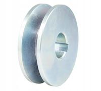 Poulie trapézoïdale HB SPB1x17mm 70mm Poulie à double roue Poulie de moteur électrique Entraînement par courroie trapézoïdale (Diamètre d'alésage: 30mm, Clavette 8mm)