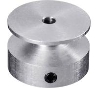 Poulie trapézoïdale Reely 238309 aluminium Ø de perçage: 3.2 mm Diamètre: 20 mm