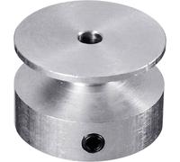 Poulie trapézoïdale Reely 238309 aluminium Ø de perçage: 3.2 mm Diamètre: 20 mm
