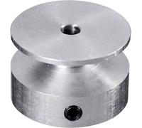 Poulie trapézoïdale Reely 238317 aluminium Ø de perçage: 4 mm Diamètre: 20 mm