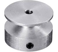 Poulie trapézoïdale Reely 238333 aluminium Ø de perçage: 6 mm Diamètre: 30 mm