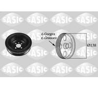 Poulie, vilebrequi SASIC 2156021 pour AUDI A3 (8P1) 2 2003-2008