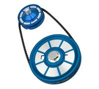 Poulies alu bleues d'alternateur et vilebrequin pour VOLKSWAGEN moteur type 1