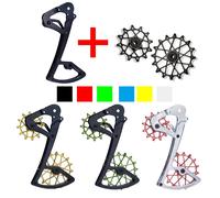 Poulies de dérailleur arrière pour VTT et vélo de route, compatibles SRAM 11/12 vitesses, avec roulements surdimensionnés pour NX GX X01 XX1 EAGLE AXS Red Cage