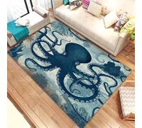 Poulpe Bio Tapis Impression 3D Super Doux Tapis Antidérapant Chambre d'enfants Tapis De Sol Salon Décoration - Polyester, Facile À Nettoyer avec Support en Caoutchouc -41027697562
