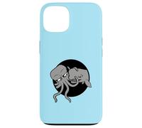 Poulpe cachalot lutte contre les monstres profonds de la mer spermwhale fun Coque pour iPhone 13
