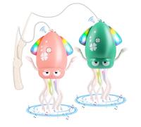 Poulpe Dansant pour bébé, Lot de 2, Jouet d'éveil pour Tout-Petits, Rechargeable par USB, Jouet Musical Anti-Obstacles pour Les bébés de 3 à 6 Ans Apprendre à Ramper et à Marcher à 36 Mois