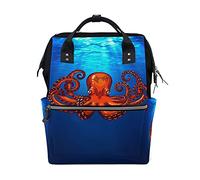 Poulpe De Mer Sac à Langer Sac à Dos Grande Capacité Multifonction Sac à Couches pour Voyage Maman Femme Papa