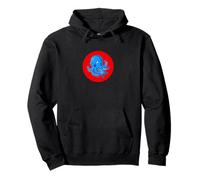 Poulpe en colère Bleu Animaux Marins Rouge Mignon Cadeau Sweat à Capuche