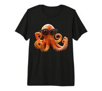 Poulpe Petite Pieuvre Mer Amour Doux Poulpe T-Shirt Haut de Gamme