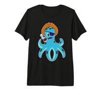 Poulpe Pirate Cache-œil T-Shirt Haut de Gamme
