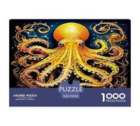 Poulpe Puzzle De 1000 Pièces : Collaborer avec Les Proches - Idéal pour Les Fêtes De Famille Absolument Éblouissant!