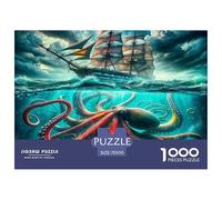 Poulpe Puzzle De 1000 Pièces : Un Moment De Calme pour Les Adultes Cherchant La Relaxation