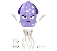Poulpe - Robot musical pieuvre dimensionnant avec mouvement à lumière LED brillante, design animé du mouvement des tentacules | Compagnon de jeu éducatif pour âgés