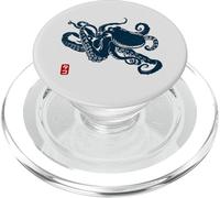 Poulpe Vintage Esthétique Japonaise PopSockets PopGrip pour MagSafe