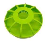 Poultry Feeder Bowl, Spill Proof Design, Non-Slip Feeder with UV Resistant Build, Parrot Dispenser with Food Storage, Bird Feeding Accessory, Handy Tool for Cockatiel Pigeon Quail Duck Home Cage Coop