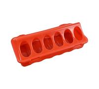 Poultry Feeder, Chicken Coop, 11.81x3.94x2.56 inches Poultry Feedings Equipment, Multiple Feeding Holes for Farms, Chickens, Birds, Pigeon, Indoor and Outdoor Use