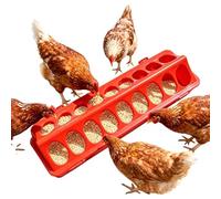 Poultry Feeder, Gosling Water Trough, 7.87x11.81x7.87 inches Protective Stable with Large Feature, Protective Feeding Station, Farming Accessory with Robust Build, Quail Ducks for Outdoor Farming