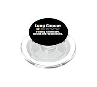 POUMON Cancer 1 Star Review F-cking Nightmare Funny Meme PopSockets PopGrip pour MagSafe