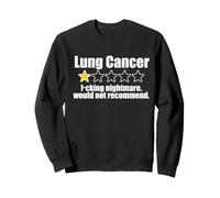 POUMON Cancer 1 Star Review F-cking Nightmare Funny Meme Sweatshirt