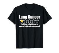 POUMON Cancer 1 Star Review F-cking Nightmare Funny Meme T-Shirt