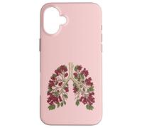 Poumons Botaniques Arbre Fleurs Respiration Orgue Bougainvillier Coque pour iPhone 16 Plus