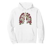 Poumons Botaniques Arbre Fleurs Respiration Orgue Bougainvillier Sweat à Capuche
