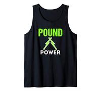 Pound Power - 2 Lightning Drum Stix Fit Rockstar Rebels Débardeur