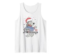 Pound Puppies Christmas Happy Holidays Distressed Style Art Débardeur