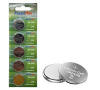 PoundMax 2430 CR2430 DL2430 Lot de 5 Piles Bouton au Lithium 3 V