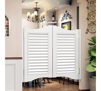 Pounjsd Double Porte Battante, Porte de Bar Saloon, porte battante simple, portes de grange à fermeture automatique, Portes De Cloison À Fermeture Automatique, idéale pour bar, jardin et pièces