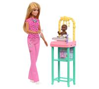Poup e Barbie Baby Doctor avec poup e blonde en blouse rose 1 poup e b b avec accessoires et meubles pour b b