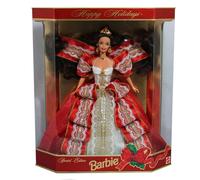 Poup?e Barbie Happy Holidays - ?dition sp?ciale 10e anniversaire Hallmark 5e de la s?rie (1997)