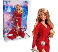 Poup?e Barbie Signature Mariah Carey Holiday Collectible en rouge paillet?