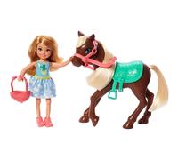 Poup?e et poney Barbie GHV78 Club Chelsea