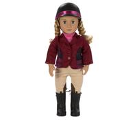 Poup e Our Generation de Battat Lily Anna, cavali re de luxe articul e de 45 cm, avec livre et accessoires partir de 3 ans