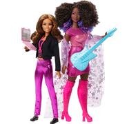 Poup es et accessoires Barbie Careers Career of The Year 2 avec une star de la musique et un directeur de tourn e en tenues amovibles