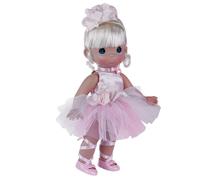 Poup?es Precious Moments de The Doll Maker, Linda Rick, Ballerina Bliss Blonde, poup?e de 12 pouces