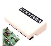 Poupangke Alimentation de carte mère ATX 24 broches, alimentation de carte mère 24P Connecteur à 90 degrés - Adaptateur de carte mère 24 broches avec rotation à 90 degrés pour une meilleure gestion