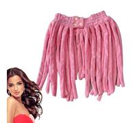 Poupangke Bandeau de tige de curling sans chaleur, ensemble de curling sans chaleur | Fer à friser pour cheveux secs 2 en 1,Accessoires pour cheveux pour femmes, bigoudis, absorbent rapidement l'eau,