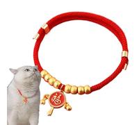 Poupangke Collier pour animaux de compagnie, collier pour chien du Nouvel An,Année du collier pour animaux de compagnie serpent - Collier réglable pour animaux de compagnie, année du serpent, bonheur,