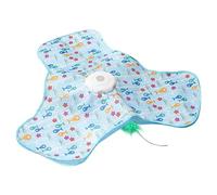 Poupangke Jouet Automatique pour Chat, Jouets pour Chats Automatiques, Accessoire Rechargeable Jeu Discret pour Sol Intérieur Divertissement Exercice Stimulant