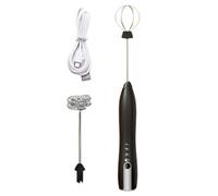 Poupangke Mousseur à lait électrique portable, mélangeur électrique pour boissons | Fouet électrique Mélangeur à café | Fouet électrique pour boissons pour chocolat chaud, lait, frappe, cappuccino