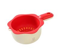 Poupangke Passoire et filtres alimentaires, centrifugeuse pour fruits et filtre, Bol de lavage des fruits avec passoire à double couche, Lave-fruits avec poignée, filtres et passoire