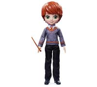 POUPÉE 20 CM RON WEASLEY WIZARDING WORLD - Poupée Figurine Articulée Ron Weasley 20 cm - Avec Baguette Magique & Tenue Uniforme Poudlard À Collectionner - Jouet Enfant 5 ans et +